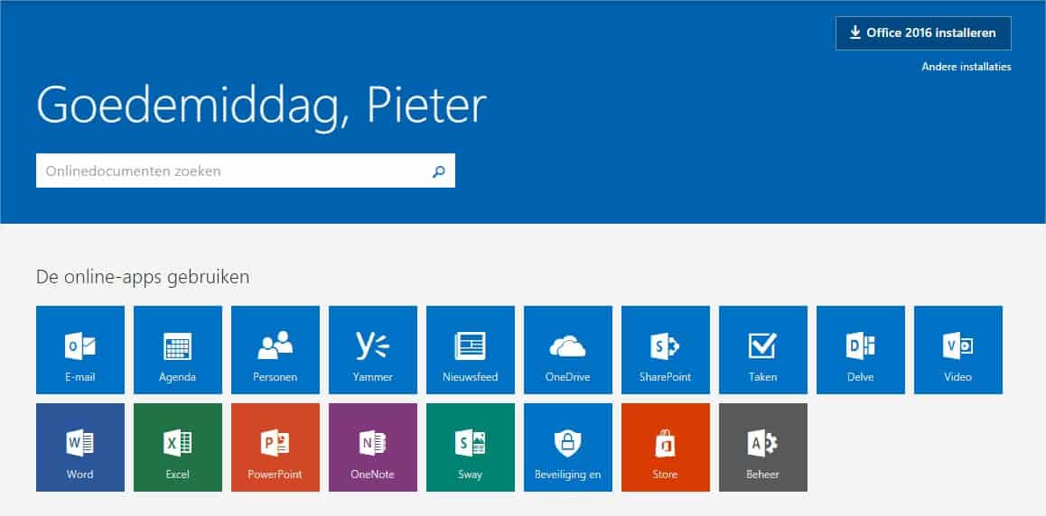 Office 365 3 Office 365 web