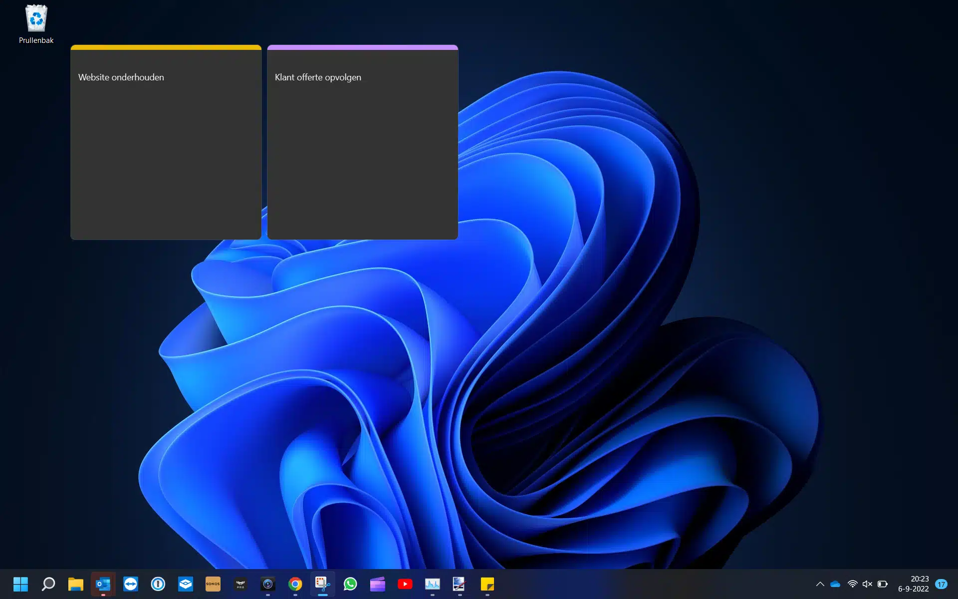 Windows plaknotities