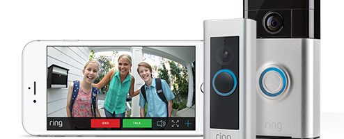 Draadloze deurbel met camera