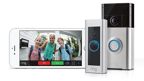 Draadloze deurbel met camera