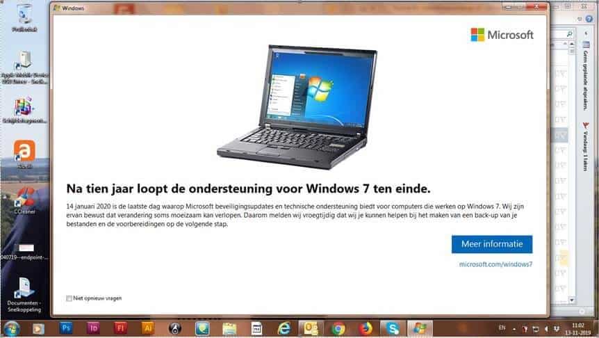 windows 7 support stopt per 14 januari 2020 2