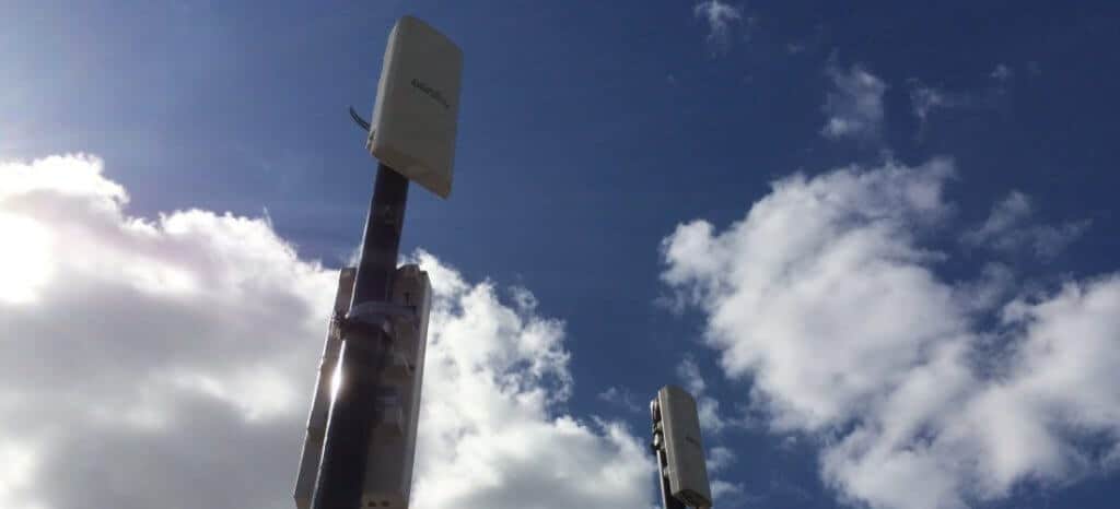Internet via een wifi-straalverbinding