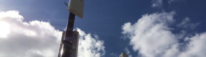 Internet via een wifi-straalverbinding