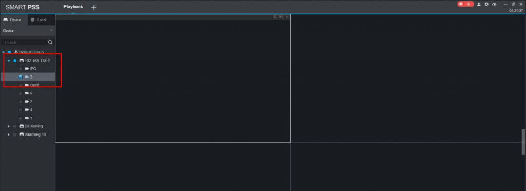 Dahua Smart PSS handleiding beelden terugkijken 3 Dahua Smart PSS handleiding beelden terug kijken menu