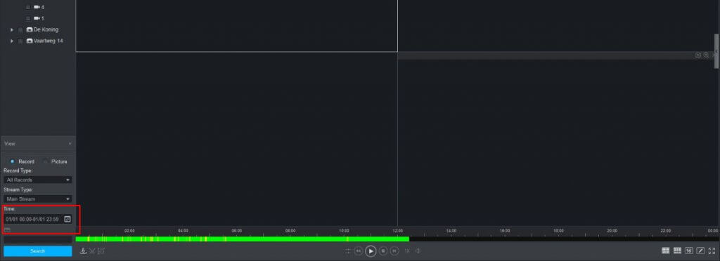 Dahua Smart PSS handleiding beelden terugkijken 4 Dahua Smart PSS handleiding beelden terug tijdvak