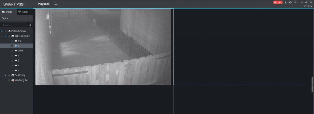 Dahua Smart PSS handleiding beelden terugkijken 5 Dahua Smart PSS handleiding beelden tijdvak selecteren