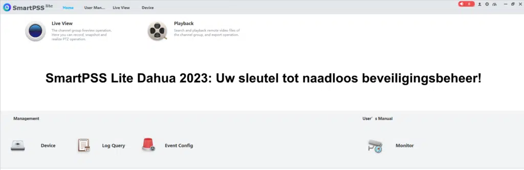 SmartPSS Lite Dahua 2023