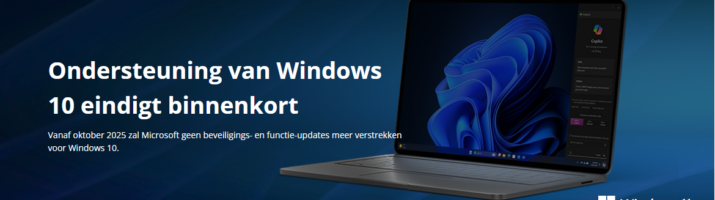 Windows 10 ondersteuning stopt 2025